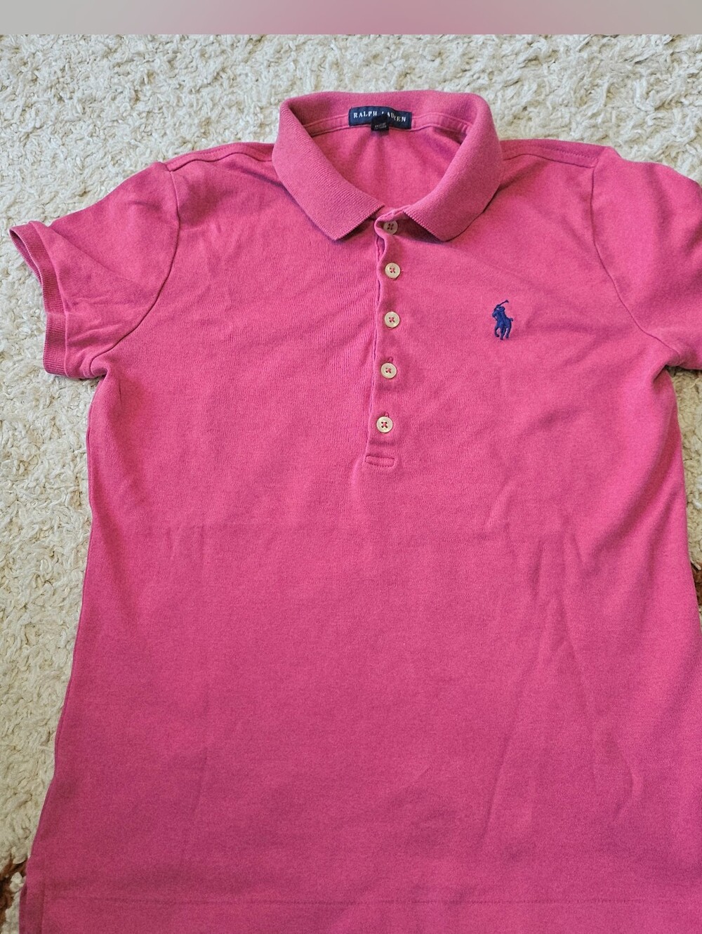 Ralph Lauren Polo Shirt Women Pink M